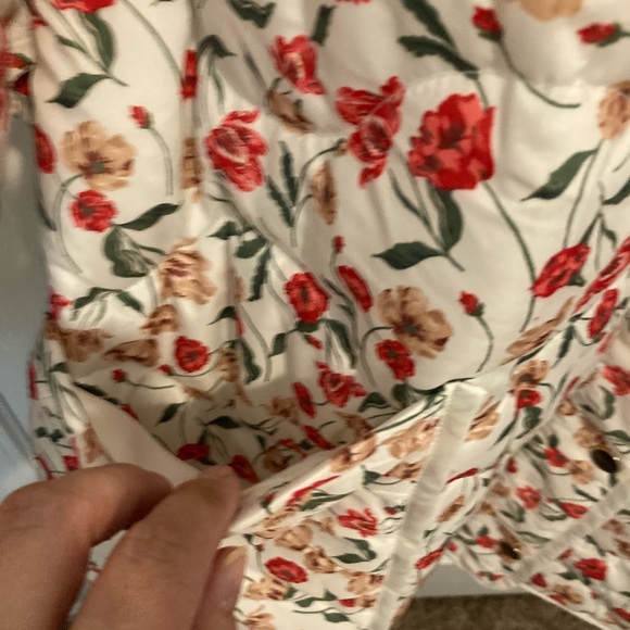 NWT - Draper James RSVP Quilted Floral Tie-Waist Jacket - Picture 7 of 11